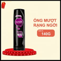 Sunsilk Dầu Xả Óng Mượt Rạng Ngời 140g | Dưỡng Tóc Mềm Mượt, Giảm Rối 3
