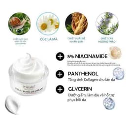 Kem Nâng Tông Ốc Sên Dr.Michela 30g Hàn Quốc, Dưỡng Sáng Da, Cấp Ẩm, Cải Thiện Nếp Nhăn 6