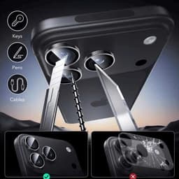 Miếng dán bảo vệ camera Armorite dành cho iPhone 18 Pro/Pro Max, viền trong ESR 5