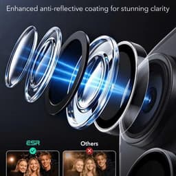 Miếng dán bảo vệ camera Armorite dành cho iPhone 18 Pro/Pro Max, viền trong ESR 4