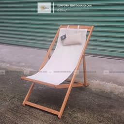 [HÀNG MỚI CAO CẤP] Ghế Võng Vải SUNFURN Siêu Khổng Lồ - Gỗ Tự nhiên loại 1 - Vải Trượt Nước Cao Cấp (Chịu Tải 130kgs) 2