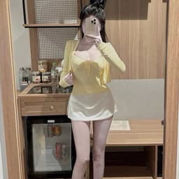 Set Áo Cardigan Croptop Dây Rút + Chân Váy Ngắn Kẻ Sọc Nữ Tính, Sexy, Dạo Phố Ananclothing 4