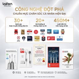 Bàn Chải Điện Wave SE Hỗ Trợ Làm Sạch Răng, Điều Chỉnh 10 Mức Độ, Bảo Hành 12 Tháng 2