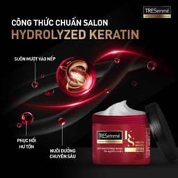 Kem Ủ Tóc TRESemmé Keratin Smooth No.3 Treatment Mask 180ml, Phục Hồi Liên Kết Tóc Đứt Gãy, Suôn Mượt Chuyên Sâu 4