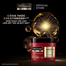 Kem Ủ Tóc TRESemmé Keratin Smooth No.3 Treatment Mask 180ml, Phục Hồi Liên Kết Tóc Đứt Gãy, Suôn Mượt Chuyên Sâu 3