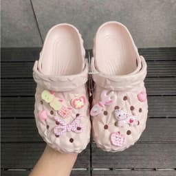 Dép Sục Nữ Họa Tiết Sầu Riêng Bề Mặt Chất Liệu EVA Mềm Thiết Kế Basic Trẻ Trung Tiện Lợi Size 36-39 8