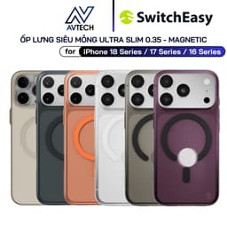 Ốp Lưng SwitchEasy Siêu Mỏng iPhone 18 Pro Max/18 Pro/17 Pro Max/17Pro/16 Series, 0.35 M Ultra Slim, Không Dây Từ Tính 1