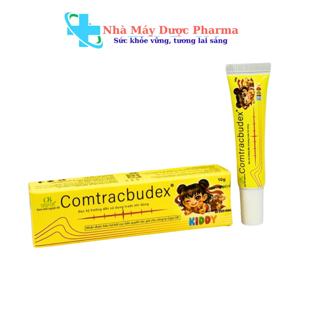 Kem Bôi Ngoài Da COMTRACBUDEX Hỗ Trợ Giảm Sẹo Do Mụn Nhọt, Viêm Da Cơ Địa, Côn Trùng Đốt - Tuýp 10g