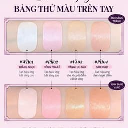 [AUTH] Kem che khuyết điểm dạng lỏng kết hợp làm sáng da Highlight FLOWER KNOWS (Hoa Biếc) dòng Midsummer Fairytails 6g 8