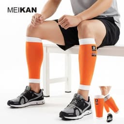 Bó CALF Chạy Bộ, Chạy Trail Nam Nữ MEIKAN Màu Cam Đủ Size Thoáng Khí CLF-888 4