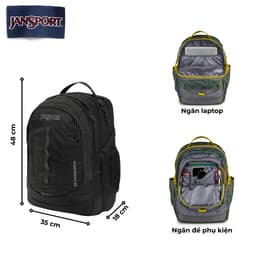 Balo chính hãng Jansport (USA) Odyssey 39L cao cấp, nhiều ngăn tiện lợi, ngăn laptop 15" 2