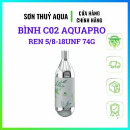 Vỏ bình CO2 3/8-24UNF - 5/8-18UNF AQUAPRO chính hãng Thủy Sinh cá cảnh 2