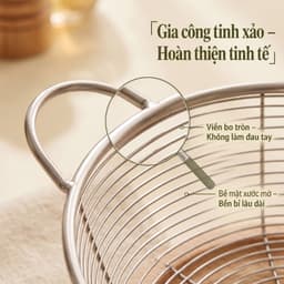 Rổ lưới inox 304 cao cấp đa năng đựng trái cây, củ quả 4
