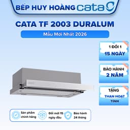 Máy Hút Mùi Cata TF 2003 DURALUM 700/900 | Hút mùi âm tủ | Bảo hành 2 năm | Động cơ chạy cực êm 1