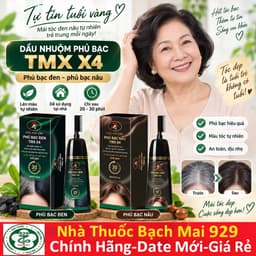 Dầu gội phủ bạc 2 màu đen & nâu Thảo mộc _xanh_X4 1