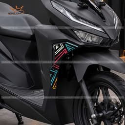 Tem dán trang trí ốp hông Vario, decal PVC 3 lớp không bong tróc 5