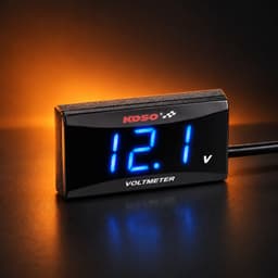 Đồng Hồ Báo Volt Koso v2 7-100v Kèm Pat Gắn Hiển Thị Thông Số Chính Xác, Dễ Lắp, Chống Nước IP67 7