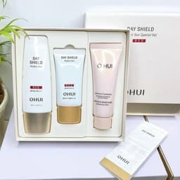 Bộ OHUI Day Shield Perfect Sun Red 3pcs Kem Chống Nắng SPF50+ PA++++ Hàn Quốc 2