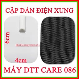 Cặp miếng dán điện xung dẻo dùng cho máy đa năng Đại Thần Thông DTT Care 086, 4cm x 6cm, loại dày tốt 2026 1