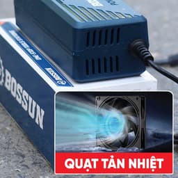 Sạc Đôi Adapter, Sạc Nhanh 3 Ah BS BOSSUN BS-PC0230A, Có Quạt Tản Nhiệt, 2 Cổng Sạc Bản Mạch To 5