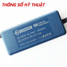 Sạc Đôi Adapter, Sạc Nhanh 3 Ah BS BOSSUN BS-PC0230A, Có Quạt Tản Nhiệt, 2 Cổng Sạc Bản Mạch To 6