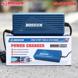 Sạc Đôi Adapter, Sạc Nhanh 3 Ah BS BOSSUN BS-PC0230A, Có Quạt Tản Nhiệt, 2 Cổng Sạc Bản Mạch To 2