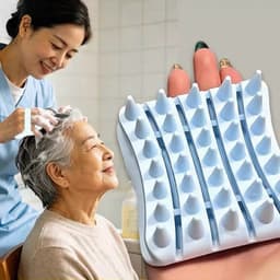 Lược Gội Đầu Silicone Mềm Massage Đầu Giảm Gầu Ngứa Rụng Tóc Cầm Tay Tiện Lợi 9