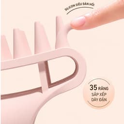 Lược Gội Đầu Silicone Mềm Massage Đầu Giảm Gầu Ngứa Rụng Tóc Cầm Tay Tiện Lợi 5