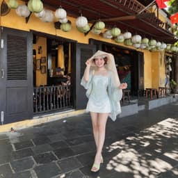 Set Áo Lụa Ren Giọt Nước Phối Áo Choàng Tơ Kèm Chân Váy Lụa Ngắn 3