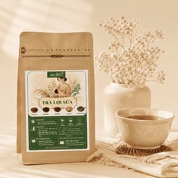 Trà lợi sữa cho mẹ sau sinh An Diên, trà gạo lứt đậu đen mix hỗ trợ sữa về nhanh sau 24h, mát gan thanh nhiệt 6