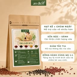 Trà lợi sữa cho mẹ sau sinh An Diên, trà gạo lứt đậu đen mix hỗ trợ sữa về nhanh sau 24h, mát gan thanh nhiệt 2