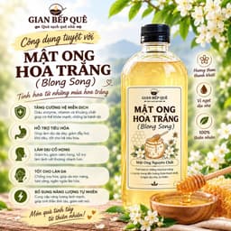 Mật Ong Hoa Trắng Nguyên Chất Blong – Mật Ong Tự Nhiên Từ Gian Bếp Quê 2