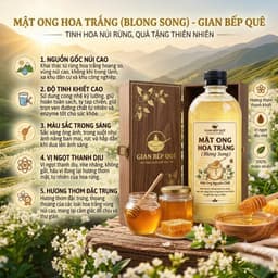 Mật Ong Hoa Trắng Nguyên Chất Blong – Mật Ong Tự Nhiên Từ Gian Bếp Quê 5