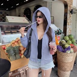 Áo khoác gió Cobra unisex cho cặp đôi, thoải mái, chống nắng lý tưởng cho chuyến nghỉ dưỡng biển. 4
