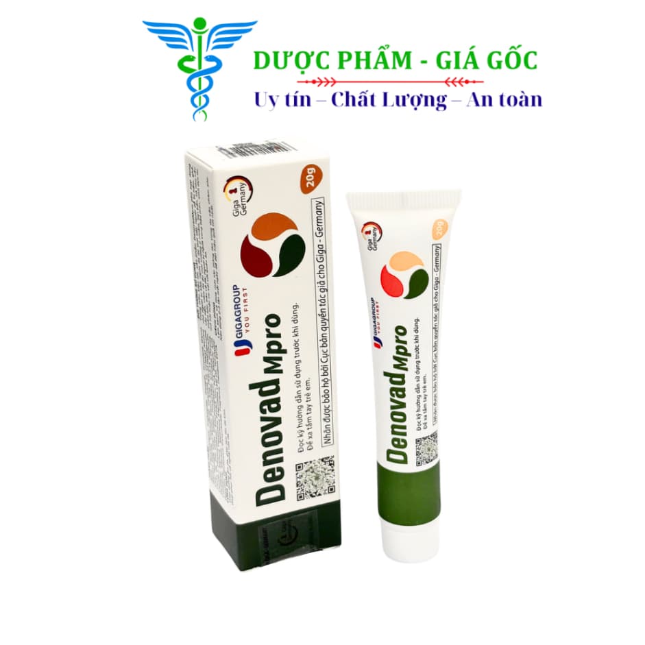 Denovad Mpro Tuýp 20g – Gel Bôi Da Hỗ Trợ Chăm Sóc Da Rôm Sảy, Mẩn Ngứa, Sưng Tấy Do Côn Trùng Cắn