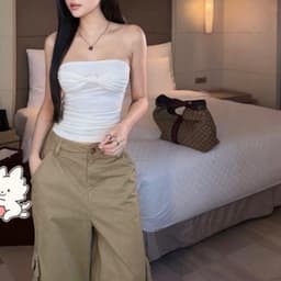 QUẦN LỬNG CHẤT ĐẸP Y HÌNH MÀU NÂU VÀ ĐEN mã 1911 4