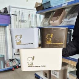 Set 4 Hộp đựng giấy để bàn HOKORI nhựa VIỆT NHẬT cao cấp -  Đựng giấy ăn, vệ sinh, khẩu trang 2738/9 7