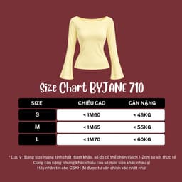 [ MỞ BÁN ]  Áo Thun Nữ Tay Dài Ống Loe Ôm Body Cổ Thuyền Chất Vải Mềm Mịn Co Giãn 4 Chiều Siêu Nhẹ Thoáng Mát BYJANE-710 2