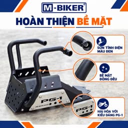 Khung Chống Đổ Yamaha PG-1 M-Biker, Khung Bảo Vệ Gầm Và Lốc Máy, Sơn Tĩnh Điện 6