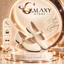 Giày Búp Bê Nữ Nâng Đế 3cm Quai Ngang Khóa Kim Loại, Da Tổng Hợp Mềm, Phong Cách Hàn Quốc Size 35-39 1