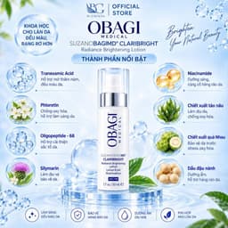 Lotion Obagi Medical SUZANOBAGIMD Claribright 50ml Dưỡng Sáng Hỗ Trợ Mờ Thâm Nám, Đều Màu Da 3