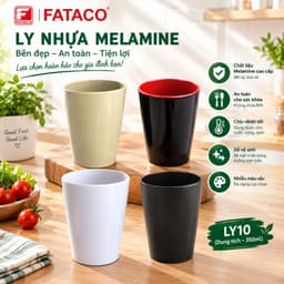 Ly Nhựa Uống Nước-Ly Nhựa Uống Trà CAFE-Ly Nhựa MELAMINE FATACO 1
