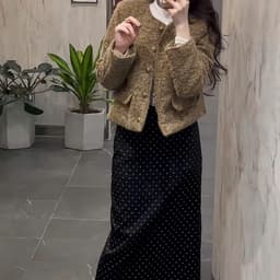 Chân Váy Dài Chấm Bi Nữ Dáng Suông Cạp Cao Tôn Dáng Váy Maxi Thanh Lịch Đi Làm Đi Chơi HQ85 | HQ Fashion 4