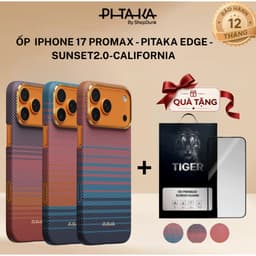 [ Bộ sưu tập mới - iPhone 17 ProMax] Ốp lưng PITAKA Utra - Slim Chính hãng - Siêu mỏng nhẹ - Cao cấp - Bền bỉ 1
