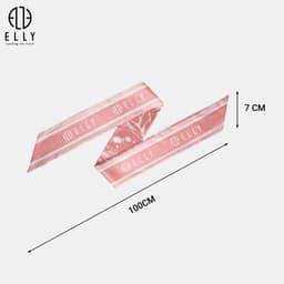 [Tặng hộp 20.10] Khăn lụa ELLY ES3 khăn lụa nữ đa năng phụ kiện thời trang cao cấp họa tiết thanh lịch 3