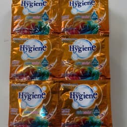 Combo 10 dây Nước Xả Vải Hygiene, Nước Giặt Xả Vải Đậm Đặc Gói 20ml 3