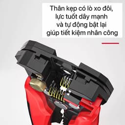 Kìm Tuốt Dây Điện Tự Động Đa Năng 0,2-6mm², Thế Hệ Mới Tiện Lợi, Dễ Dàng Sử Dụng! [ HÀNG CHÍNH HÃNG ] 2