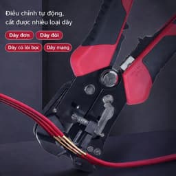 Kìm Tuốt Dây Điện Tự Động Đa Năng 0,2-6mm², Thế Hệ Mới Tiện Lợi, Dễ Dàng Sử Dụng! [ HÀNG CHÍNH HÃNG ] 5