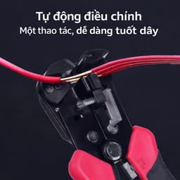 Kìm Tuốt Dây Điện Tự Động Đa Năng 0,2-6mm², Thế Hệ Mới Tiện Lợi, Dễ Dàng Sử Dụng! [ HÀNG CHÍNH HÃNG ] 7