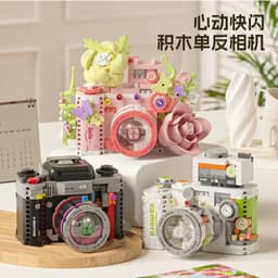 Mô Hình Lắp Ráp Máy Ảnh Mini Retro Decor Desk (Mã M3494 / M3495 / M3496) 1